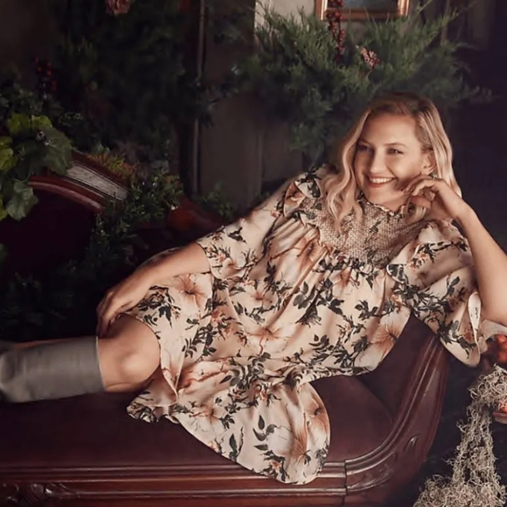 Happy X Nature Floral Boho Babydoll Dress